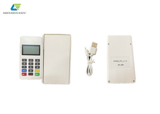 اتصال Wi-Fi Mini POS Terminal White Square Point Of Sale Terminal