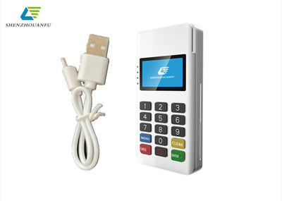 اتصال Wi-Fi Mini POS Terminal White Square Point Of Sale Terminal
