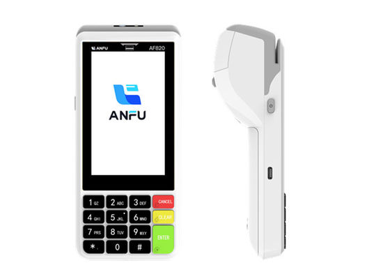 جهاز BT لاسلكي لتحليل محطات البيع 1D 2D QR Barcode Scanner مع NFC و طابعة 58mm All In One