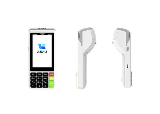 ANFU محطة POS المحمولة الذكية الروبوتية مع ماسح الباركود EMV PCI معتمدة