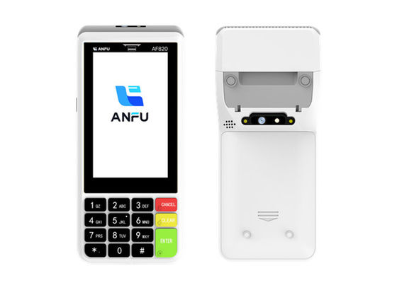 ANFU محطة POS الذكية مع الطابعة وشاشة لمس POS آلة POS المحمولة مع NFC