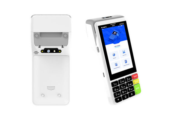 ANFU محطة POS الذكية مع الطابعة وشاشة لمس POS آلة POS المحمولة مع NFC