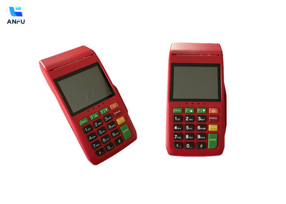 آلة محطة موقف السيارات المحمولة اللاسلكية NFC POS المحمولة بطاقة موقف السيارات POS مع طابعة 1D / 2D QR Scanner AF75