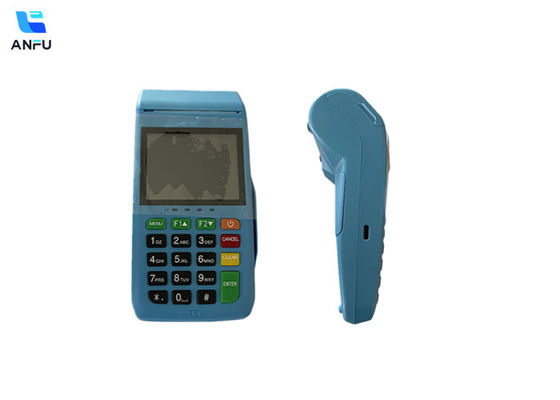 آلة نظام لينكس RTOS POS المحمولة مع طابعة حرارية ماسح رموز الشريط ماسح رموز QR